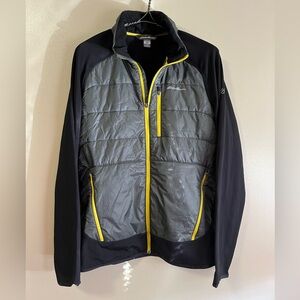 Eddie Bauer Black Gray Jacket Medium